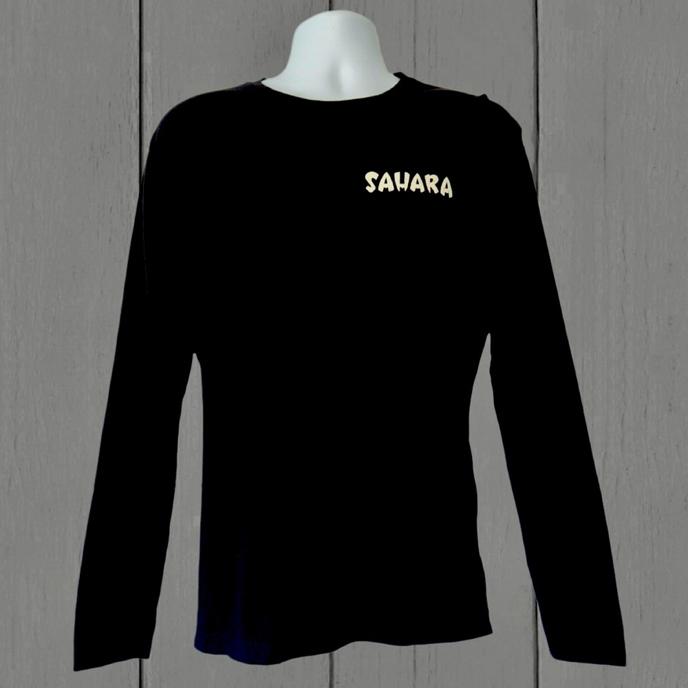 Sahara Las Vegas x Matt McCormick Black Long Sleeve Graphic Tee Size L